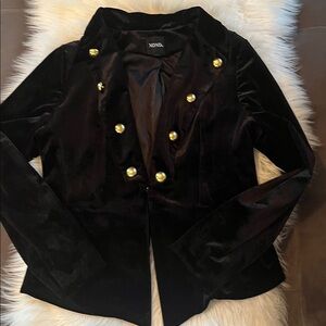 XOXO Velour blazer